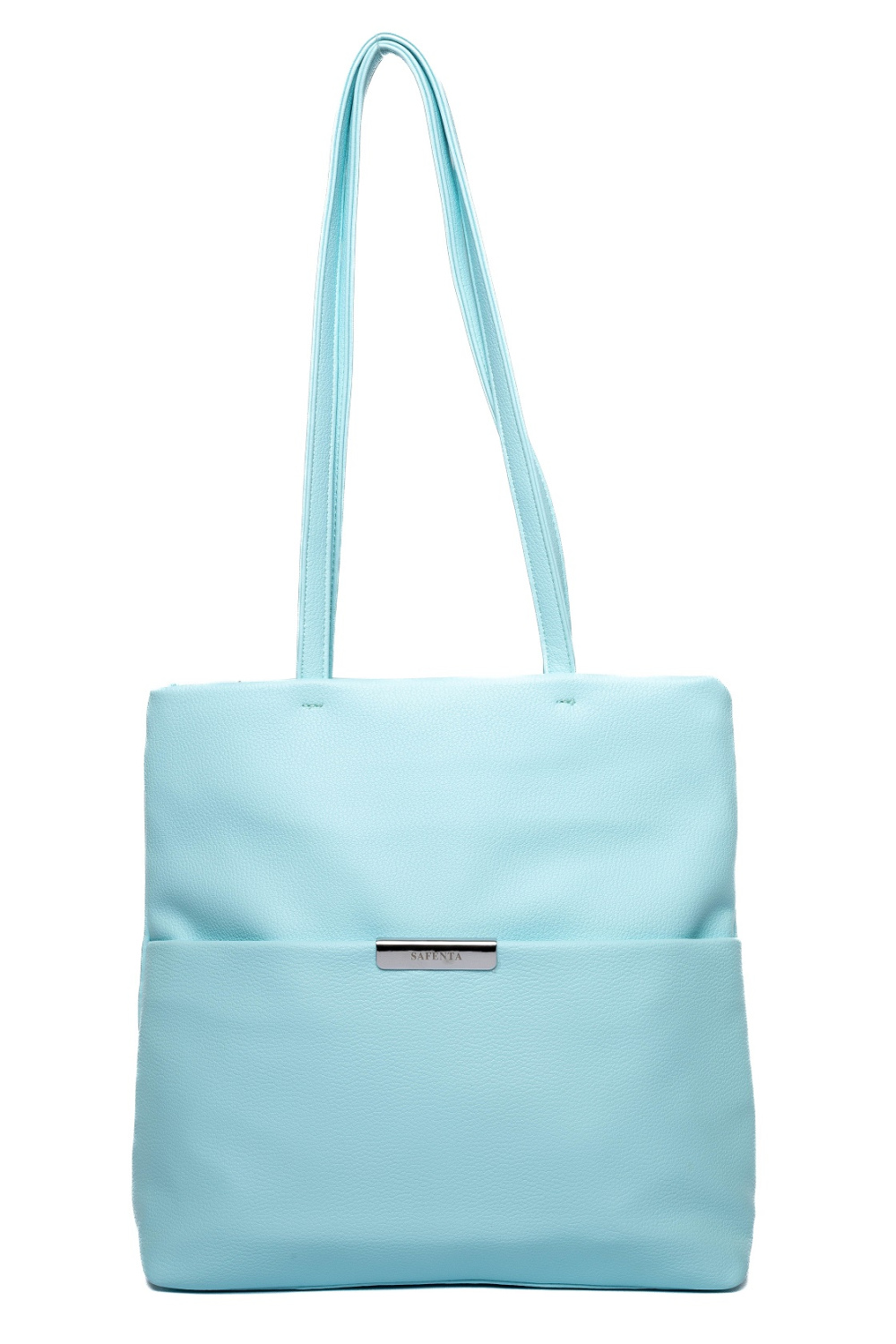 446-65 5264 Сумка шоппер женская экокожа Safenta бирюза фото 446-65 5264 Сумка шоппер женская экокожа Safenta бирюза