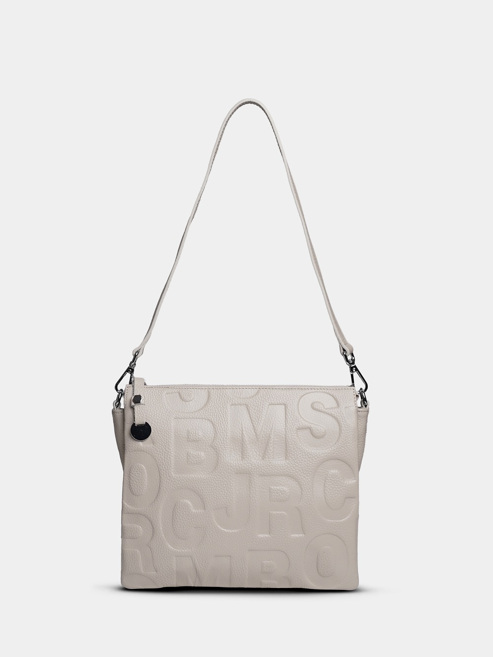 фото 447-00 18045 Сумка кросс-боди женская натуральная кожа Ludor молочный