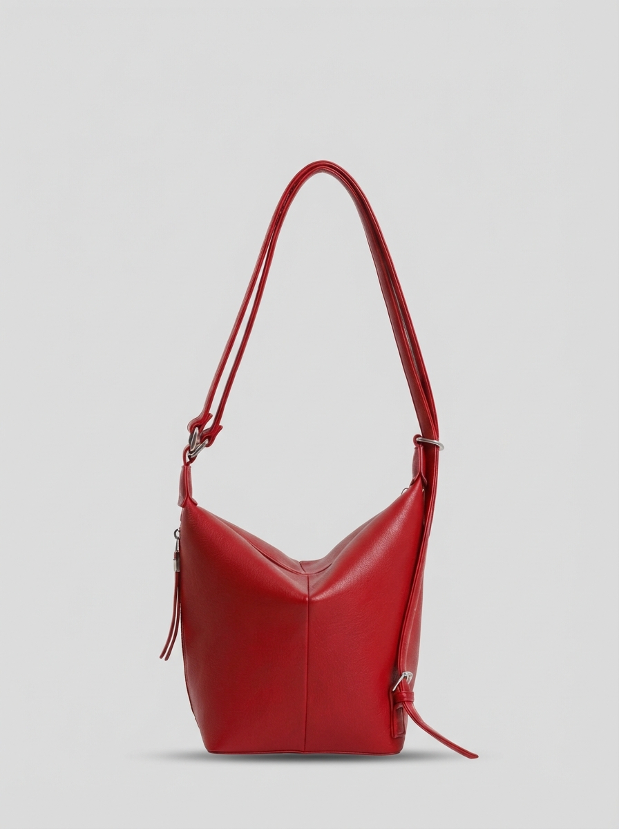 фото 456-25 550287 Рюкзак женский экокожа Ludor красный