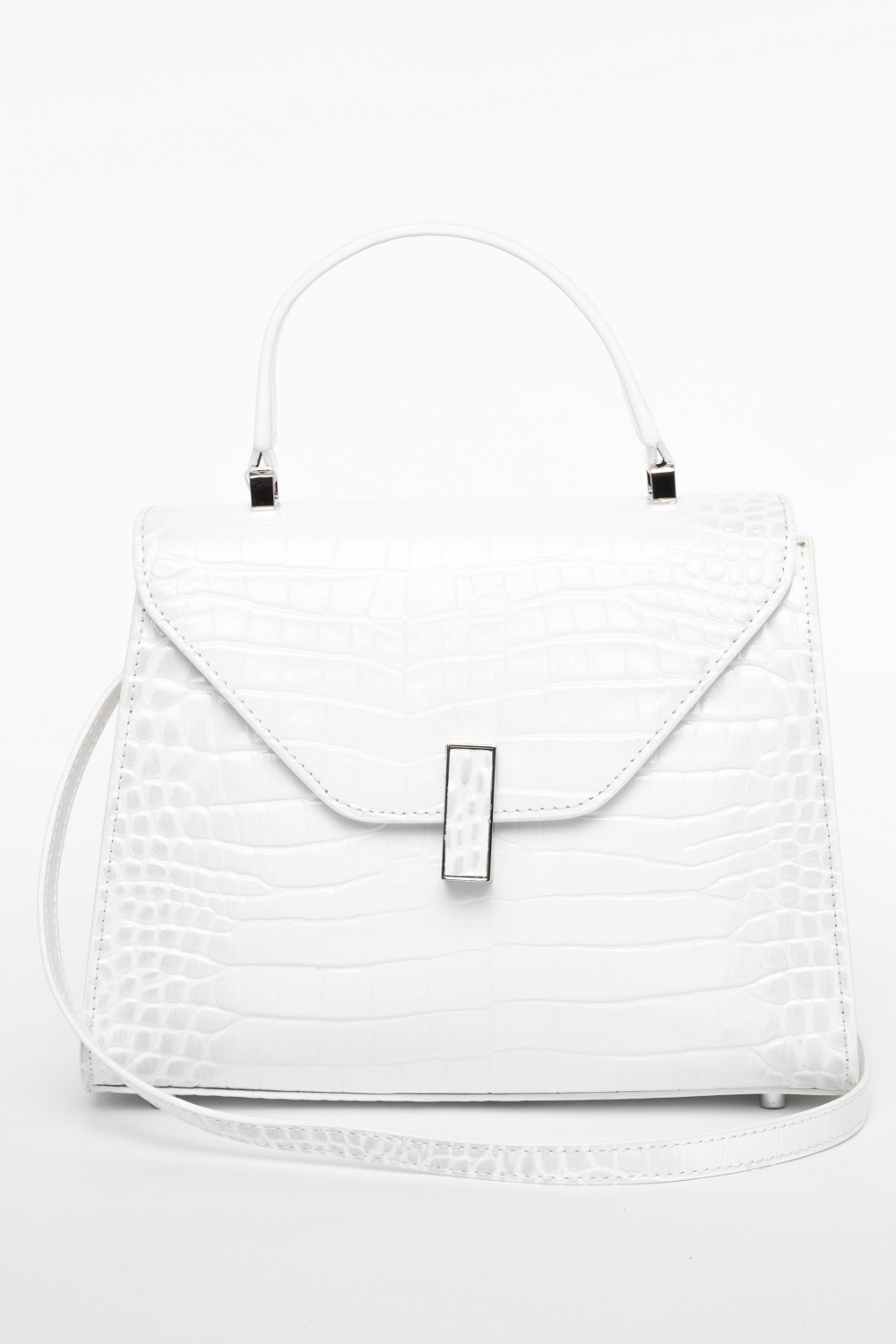 442-86 9668 Сумка стракчэд женская натуральная кожа Ludor белый