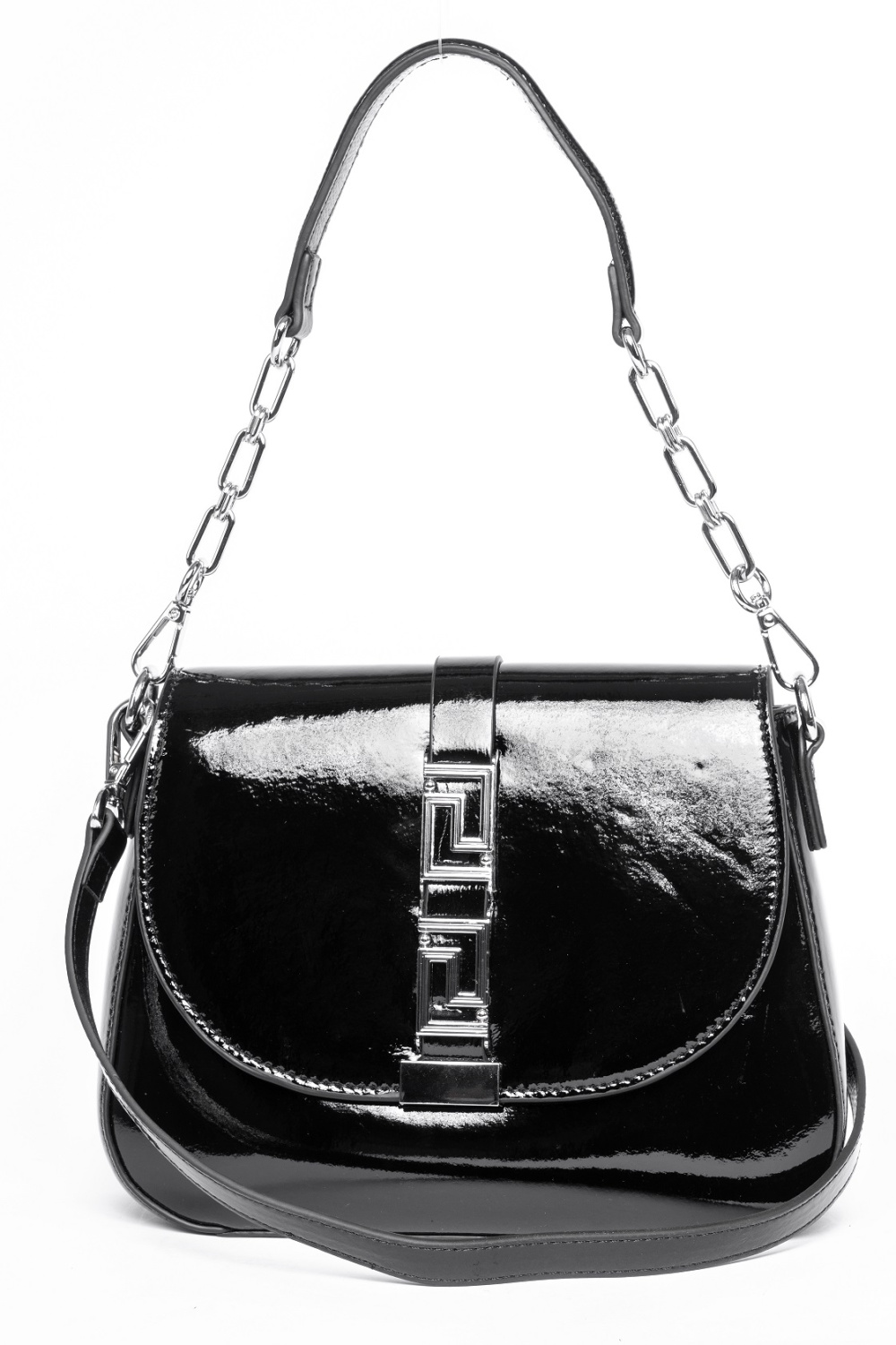 430-48 Y2103-1 Сумка кросс-боди женская натуральная кожа Ludor черный фото 430-48 Y2103-1 Сумка кросс-боди женская натуральная кожа Ludor черный