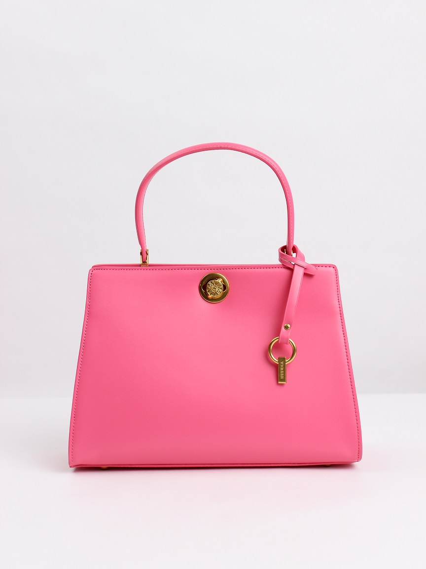 428-55 20888 Сумка стракчэд женская экокожа  VERSSE розовый