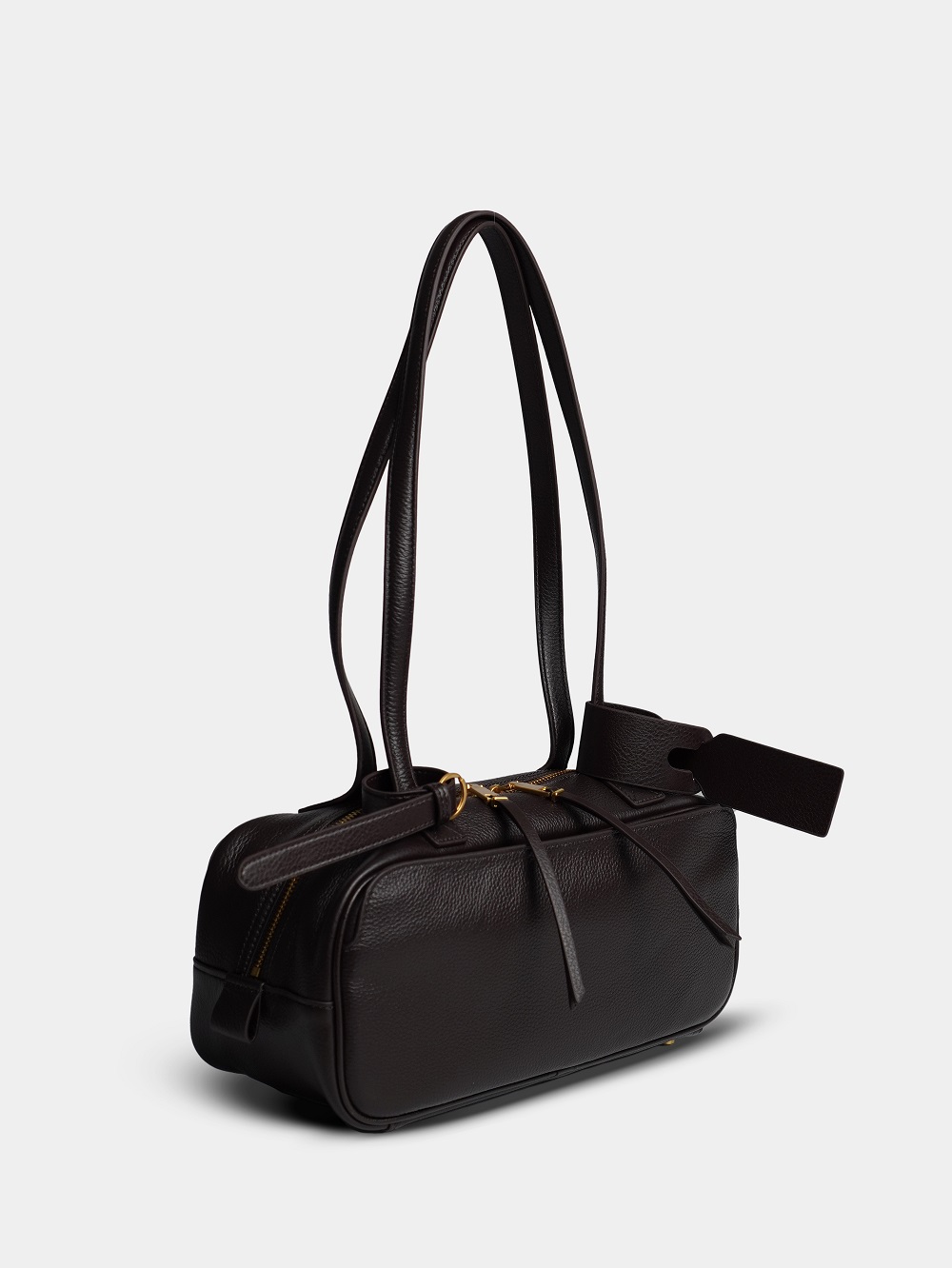 447-67 98111 Сумка тоут женская натуральная кожа Ludor коричневый