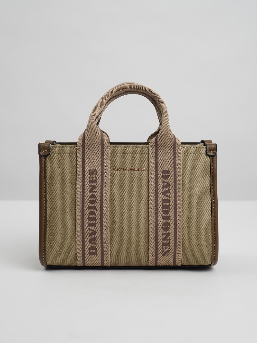 фото 445-46 СМ7459 Сумка кросс-боди женская текстиль David Jones хаки