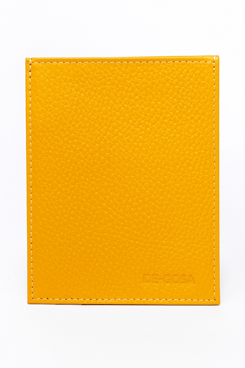 фото 435-53 п 118л(126) Обложка для документов DE-GOSA желтый