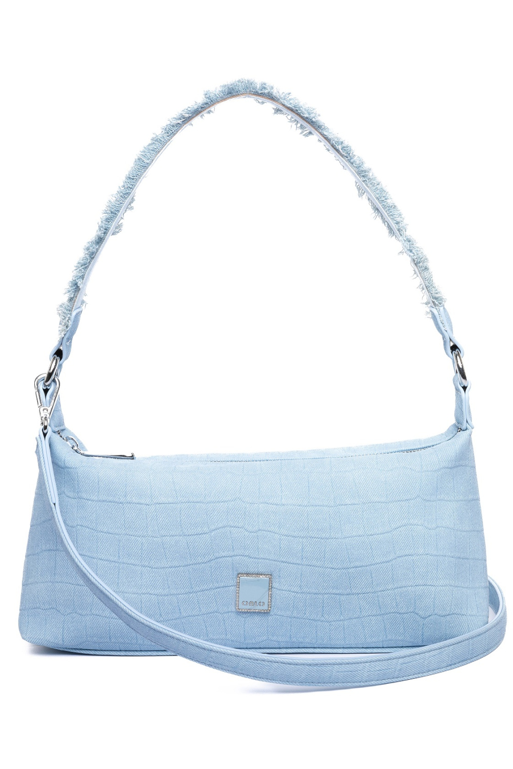 444-16 2203 Сумка кросс-боди женская экокожа Safenta голубой фото 444-16 2203 Сумка кросс-боди женская экокожа Safenta голубой