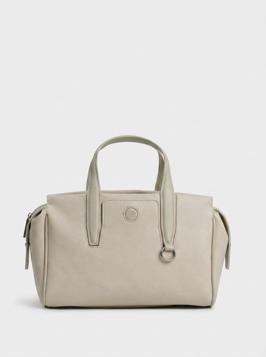 456-21 550286 Сумка тоут женская экокожа Ludor бежевый