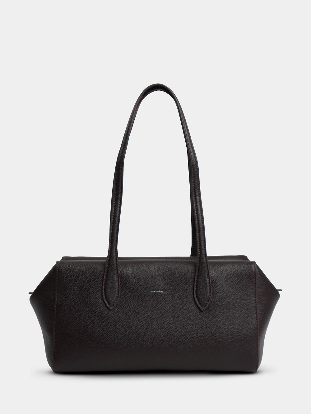 455-20 8838 Сумка тоут женская натуральная кожа Ludor темно-коричневый