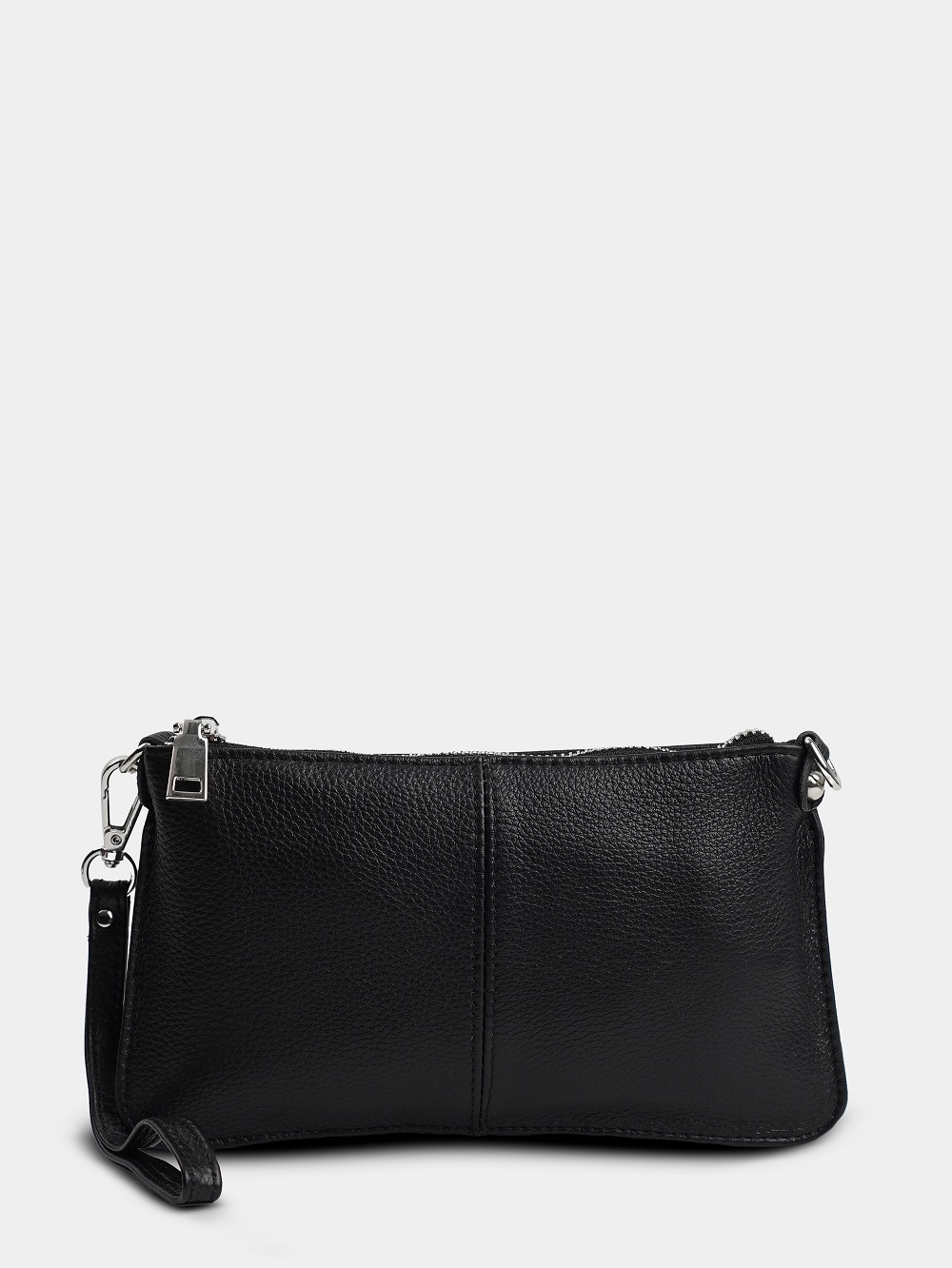 фото 454-34 711 Клатч женский натуральная кожа Ludor черный