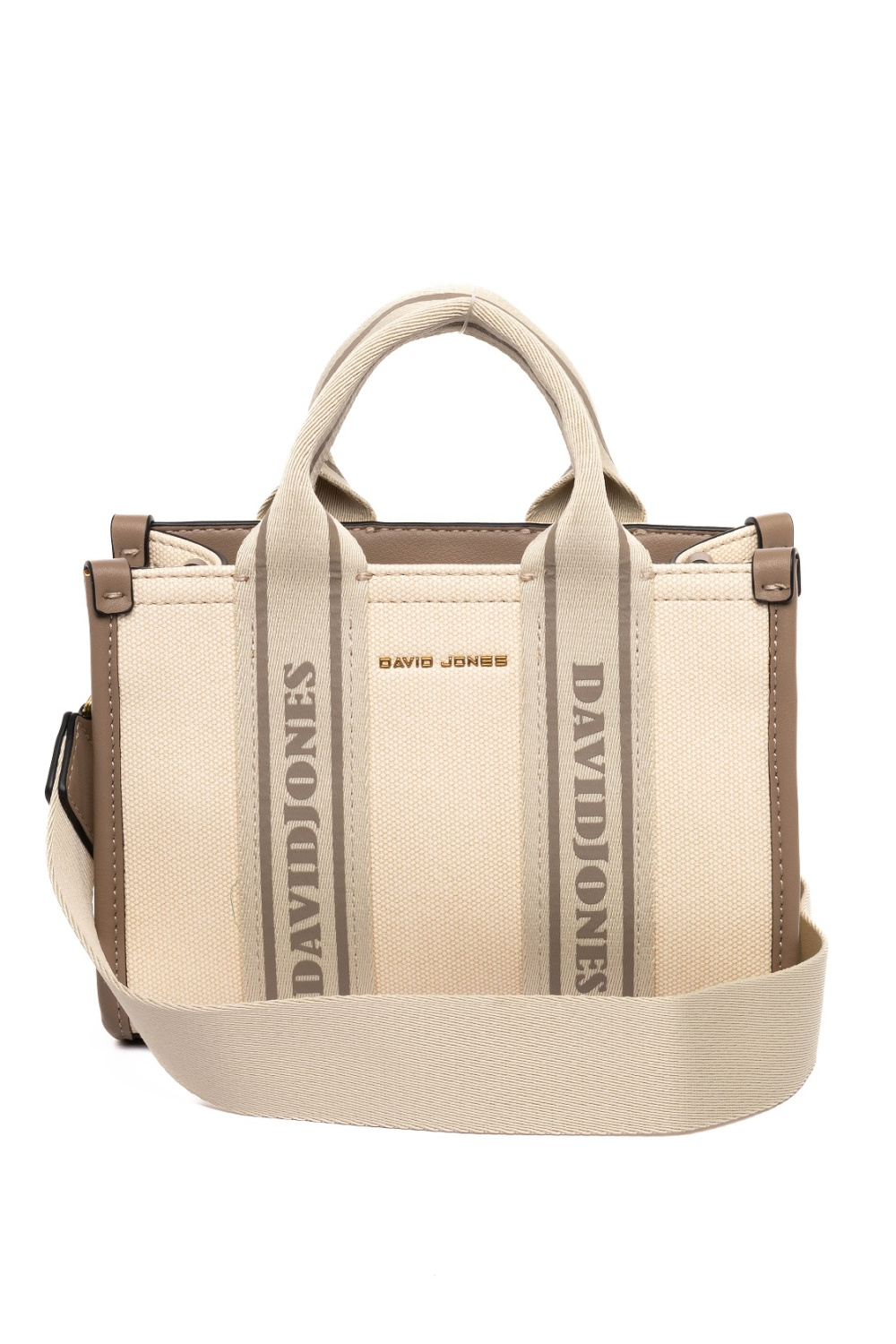 445-48 СМ7459 Сумка кросс-боди женская текстиль David Jones молочно-бежевый фото 445-48 СМ7459 Сумка кросс-боди женская текстиль David Jones молочно-бежевый