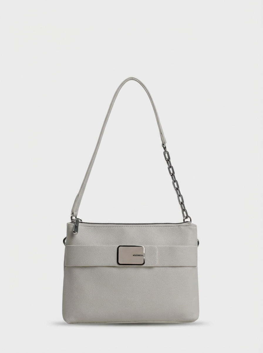 фото 457-13 28147 Сумка кросс-боди женская экокожа Safenta бежевый