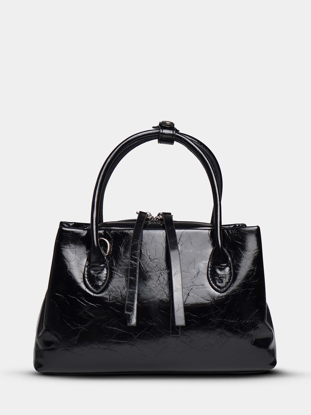 453-14 7715 Сумка тоут женская натуральная кожа Ludor черный 453-14 7715 Сумка тоут женская натуральная кожа Ludor черный