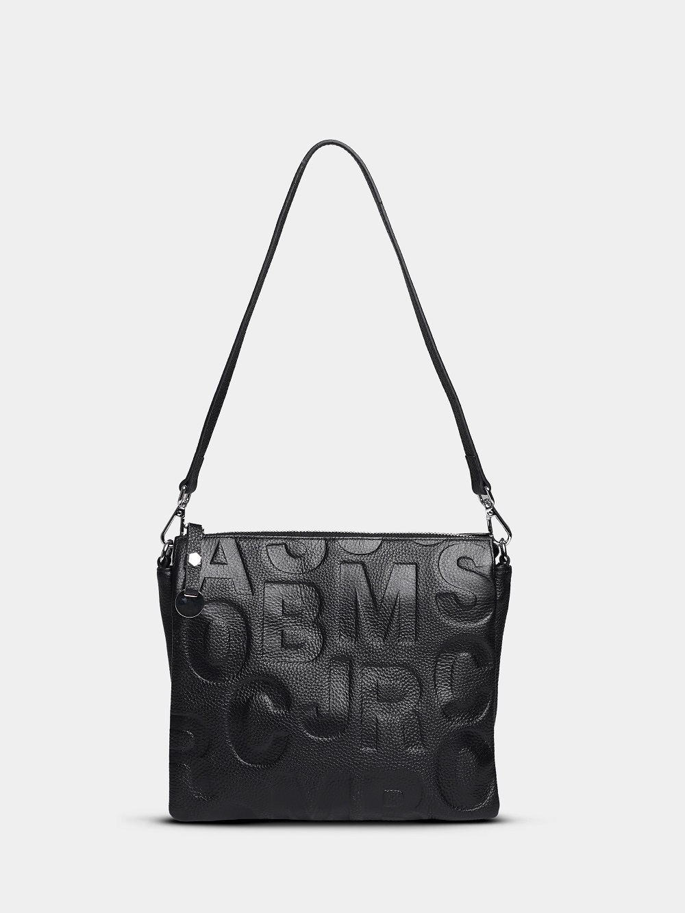 452-20 18045 Сумка кросс-боди женская натуральная кожа Ludor черный фото 452-20 18045 Сумка кросс-боди женская натуральная кожа Ludor черный