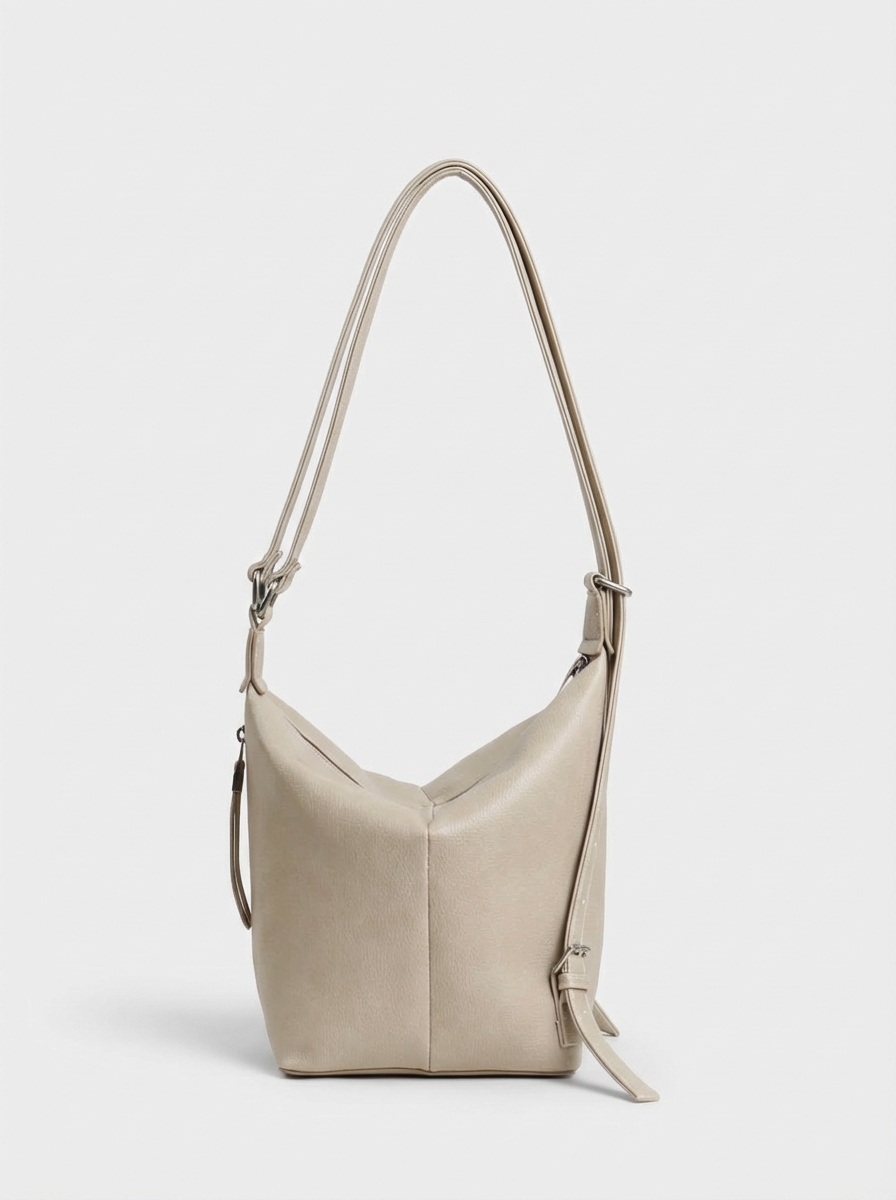 фото 456-26 550287 Рюкзак женский экокожа Ludor бежевый