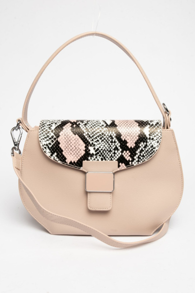 фото 422-92 Y1690-1 Сумка кросс-боди женская натуральная кожа Ludor розовый