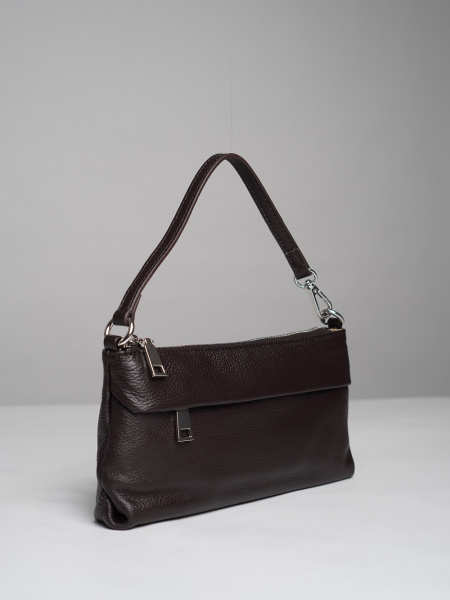 452-21 9020 Клатч женский натуральная кожа Ludor темно-коричневый фото 452-21 9020 Клатч женский натуральная кожа Ludor темно-коричневый