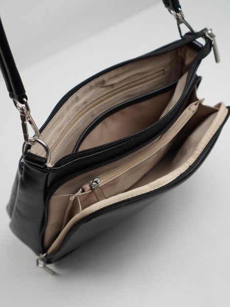 фото 455-21 550151-1 Сумка кросс-боди женская экокожа Ludor черный