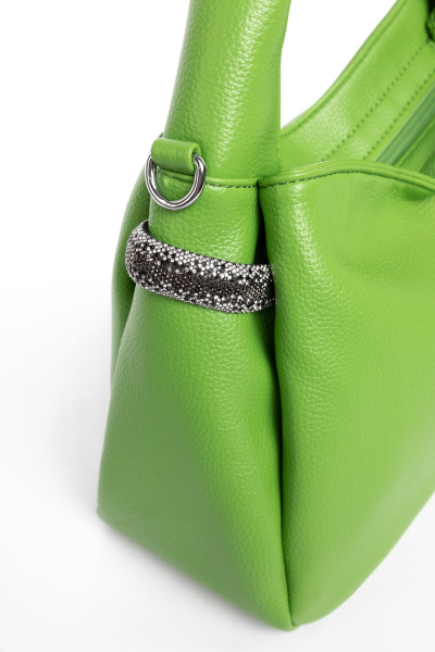 442-53 5250 Сумка хобо женская экокожа Safenta зеленый