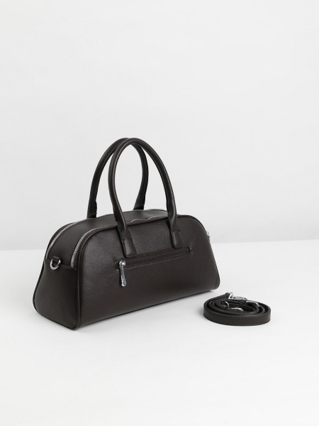 457-05 51134 Сумка доум женская экокожа Safenta темно-коричневый