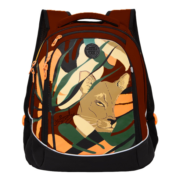 фото 386-07 RD-146-2 Рюкзак для девочки Grizzly бордовый