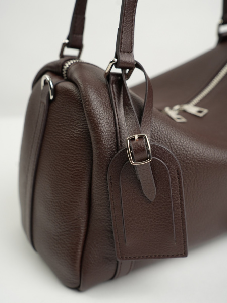 454-70 1818 Сумка доум женская натуральная кожа Ludor темно-коричневый