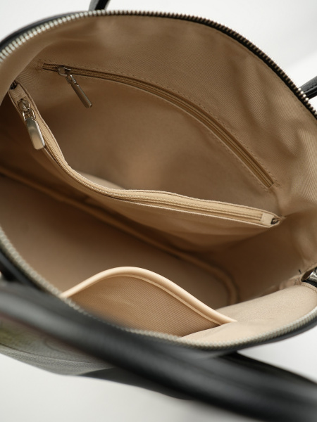 455-50 550272 Сумка доум женская экокожа Ludor черный