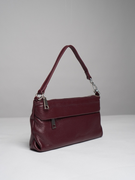 фото 451-92 9020 Клатч женский натуральная кожа Ludor бордовый