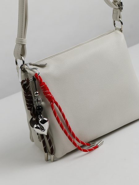 фото 455-93 550207 Сумка кросс-боди женская экокожа Ludor бежевый