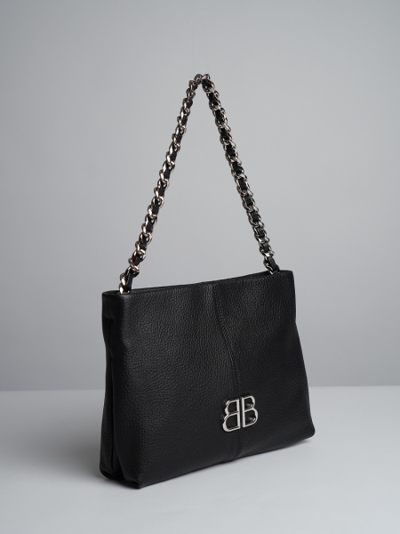 фото 447-38 187 Сумка кросс-боди женская натуральная кожа Ludor черный