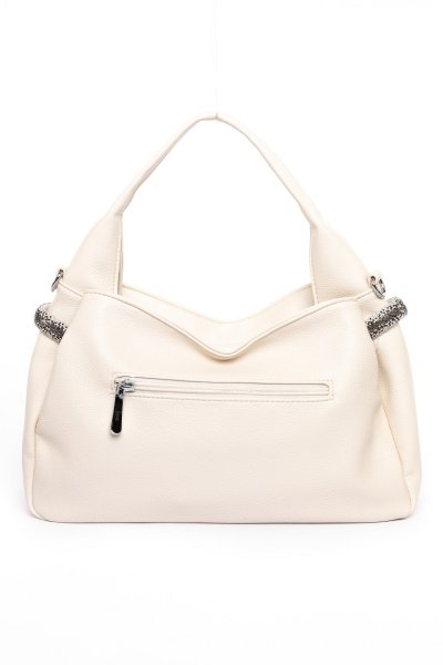 442-51 5250 Сумка хобо женская экокожа Safenta молочный