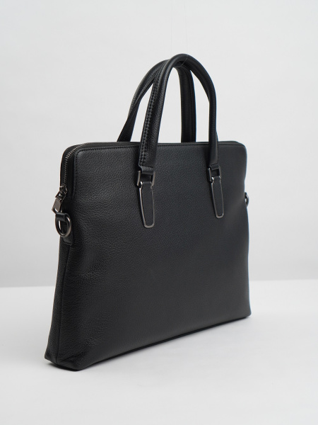 фото 453-70 2622A18-3 Портфель мужской натуральная кожа DE-GOSA черный