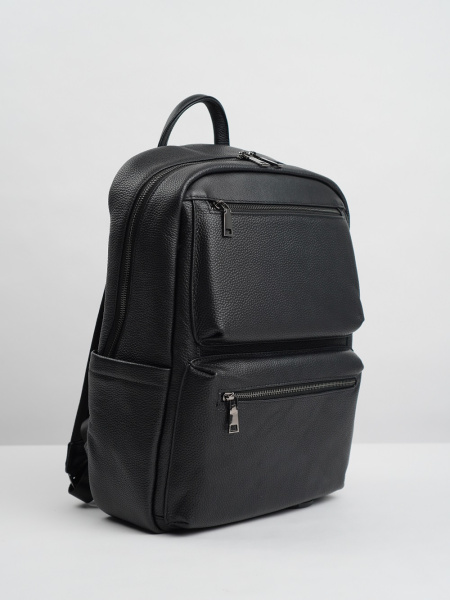 фото 453-80 131419-118 Рюкзак мужской натуральная кожа DE-GOSA черный