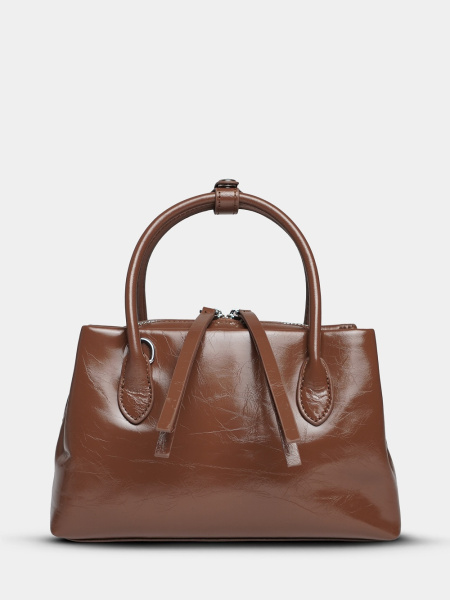 453-13 7715 Сумка тоут женская натуральная кожа Ludor коричневый 453-13 7715 Сумка тоут женская натуральная кожа Ludor коричневый