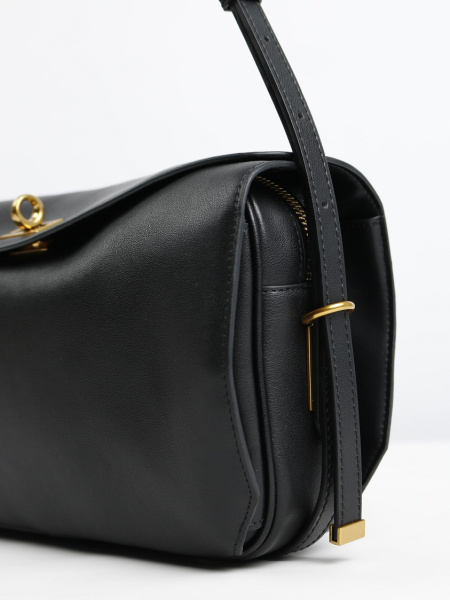 фото 456-87 6202золото Сумка кросс-боди женская натуральная кожа Ludor черный