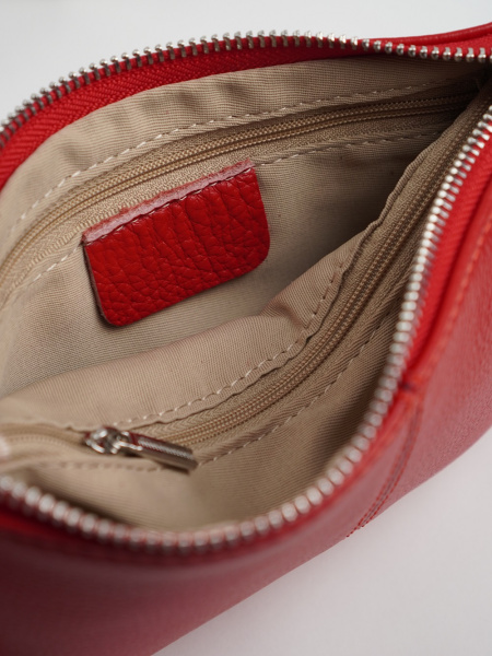 фото 454-33 711 Клатч женский натуральная кожа Ludor красный