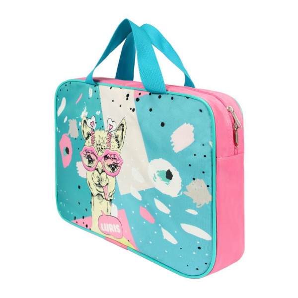 фото 406-39 402.0248 Школьная папка с ручками Luris розовый