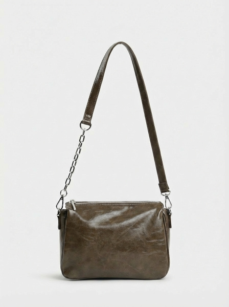 фото 456-07 550271 Сумка кросс-боди женская экокожа Ludor коричневый