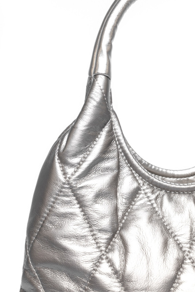 432-14 Р2900-2 Сумка хобо женская экокожа Ludor серый