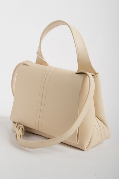 фото 402-27 9885 Сумка кросс-боди женская натуральная кожа Ludor светло-бежевый