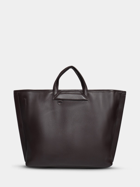 фото 451-21 8561 Сумка шоппер женская натуральная кожа Ludor темно-коричневый