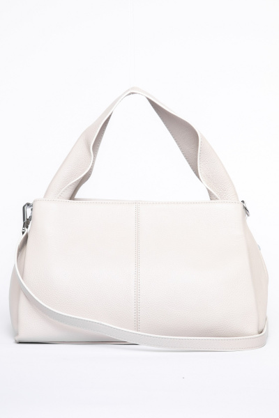 429-70 0615 Сумка доум женская натуральная кожа Ludor молочный