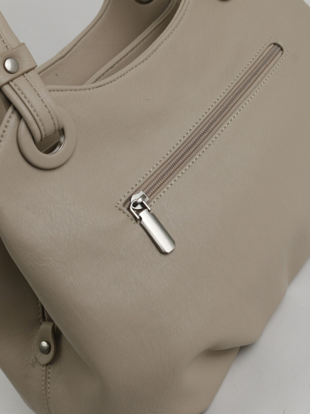 456-29 550230 Сумка доум женская экокожа Ludor бежевый