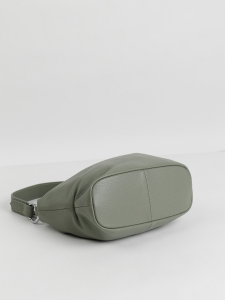 454-71 6661 Сумка хобо женская натуральная кожа Ludor светло-зеленый