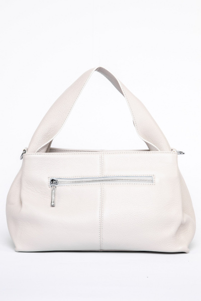 429-70 0615 Сумка доум женская натуральная кожа Ludor молочный