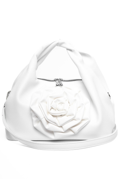 443-80 5151-2 Сумка хобо женская экокожа Safenta белый 443-80 5151-2 Сумка хобо женская экокожа Safenta белый