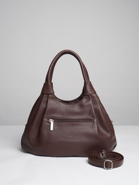 451-76 550249 Сумка хобо женская экокожа Ludor коричневый