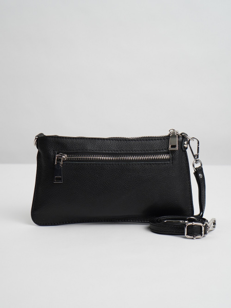 фото 454-34 711 Клатч женский натуральная кожа Ludor черный