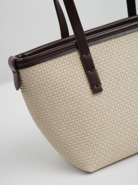 фото 454-16 550266 Сумка кросс-боди женская экокожа Ludor светло-бежевый