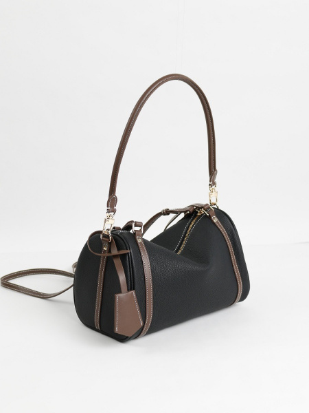 456-66 6189 Сумка доум женская натуральная кожа Ludor черный