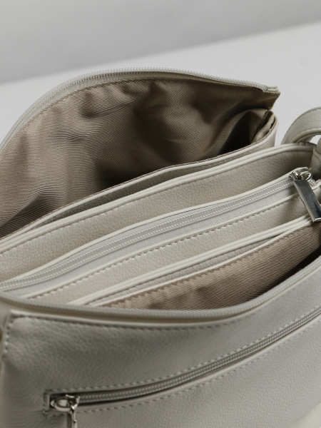 фото 455-93 550207 Сумка кросс-боди женская экокожа Ludor бежевый